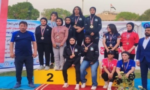 بطلات جامعة كركوك يحصدن المركز الثاني في بطولة الجامعات العراقية لألعاب القوى