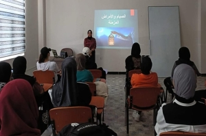 كلية التربية البدنية وعلوم الرياضة تنظم محاضرة ارشادية  عن الصيام