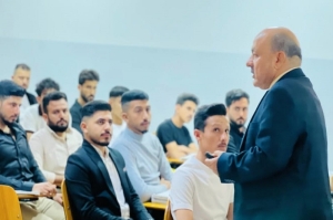 محاضرة توعوية في جامعة كركوك عن  التنمر أسبابه وآثاره وسبل مكافحته